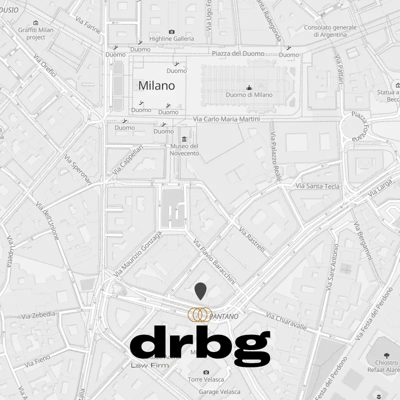 DRBG LAW - Mappa di via Albricci a Milano